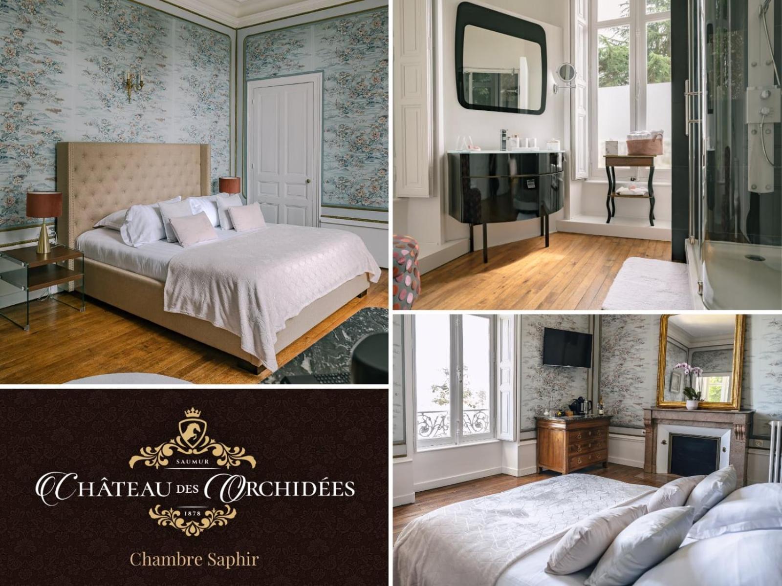 Chateau Des Orchidees En Val De Loire Saumur Eksteriør billede