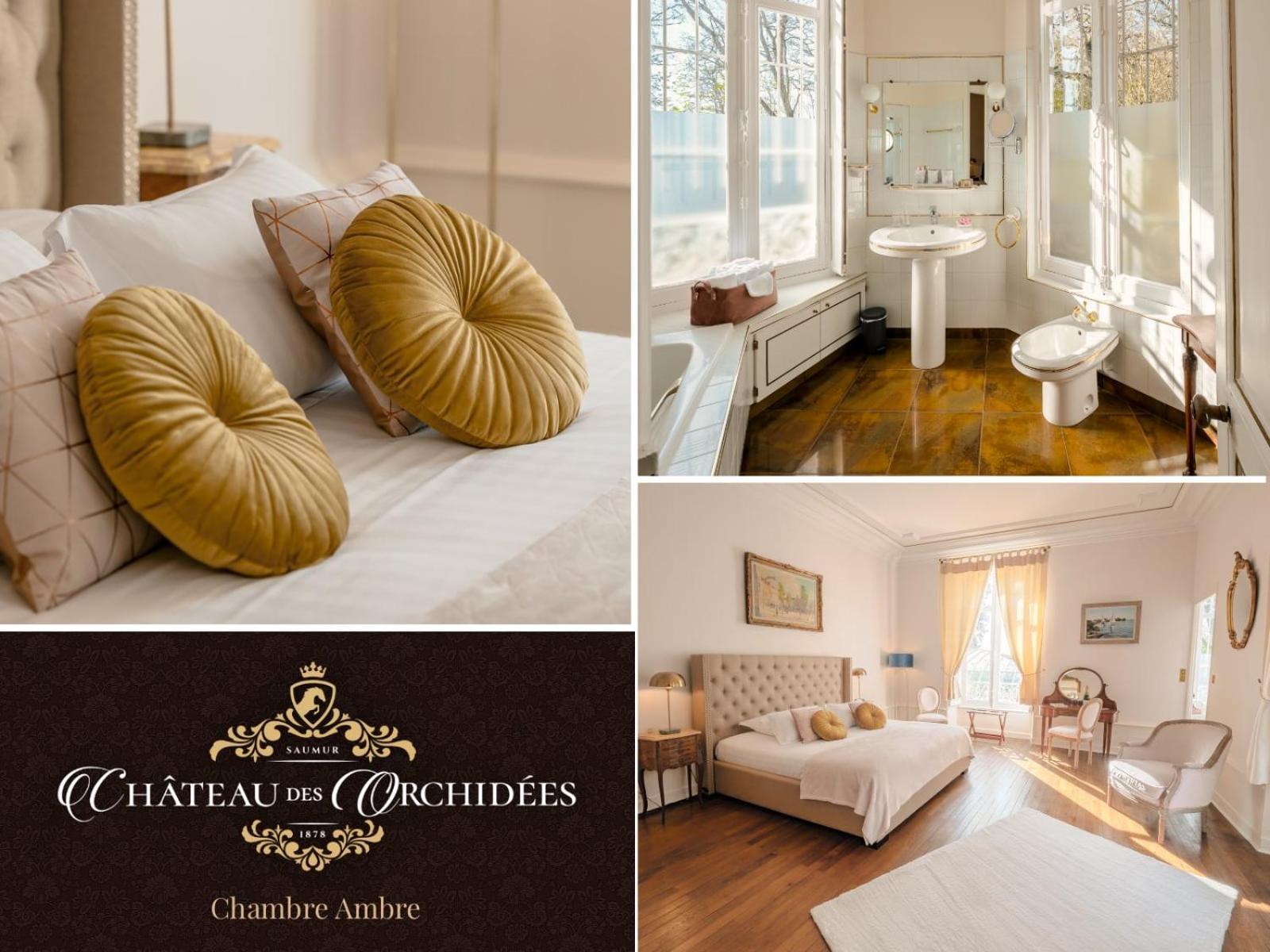 Chateau Des Orchidees En Val De Loire Saumur Eksteriør billede